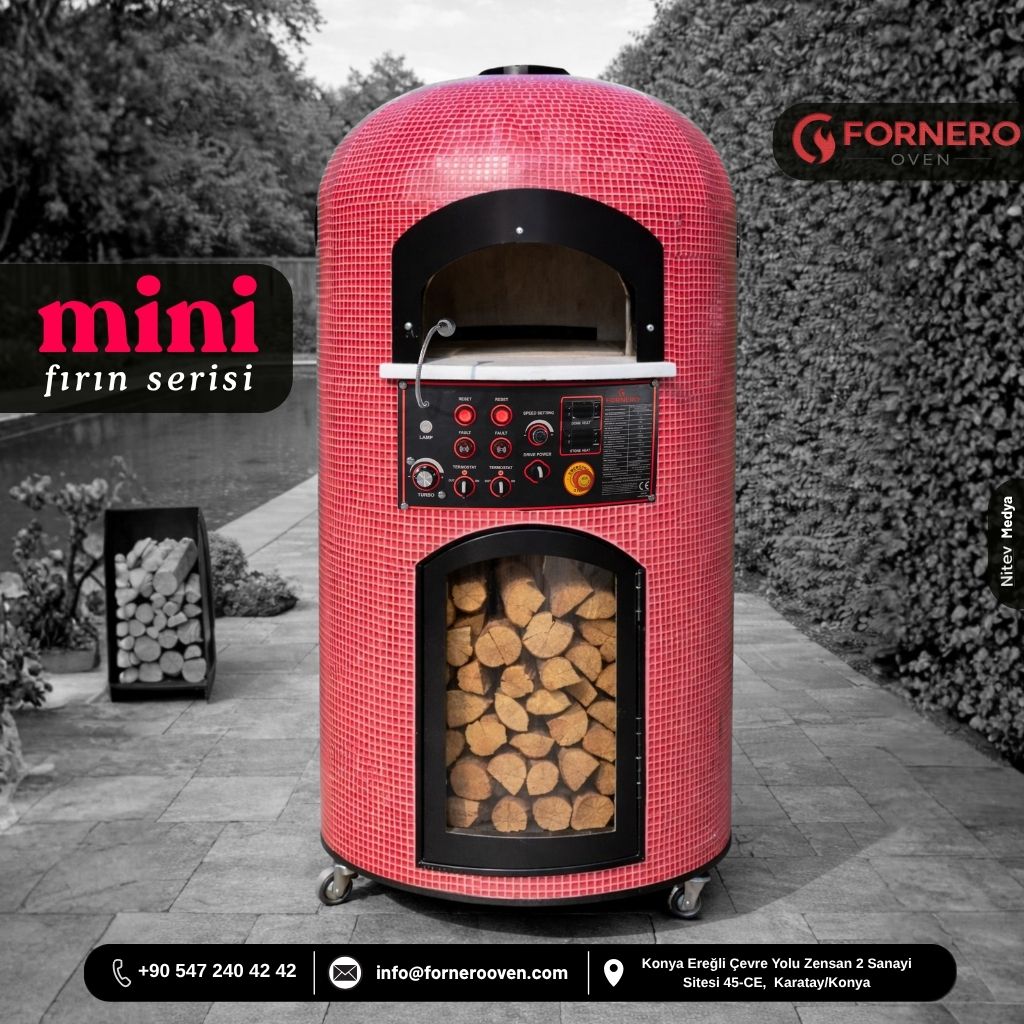 Mini Pizza Fırını | Kompakt Taş Tabanlı Profesyonel Fırın – Fornero Mini Serisi