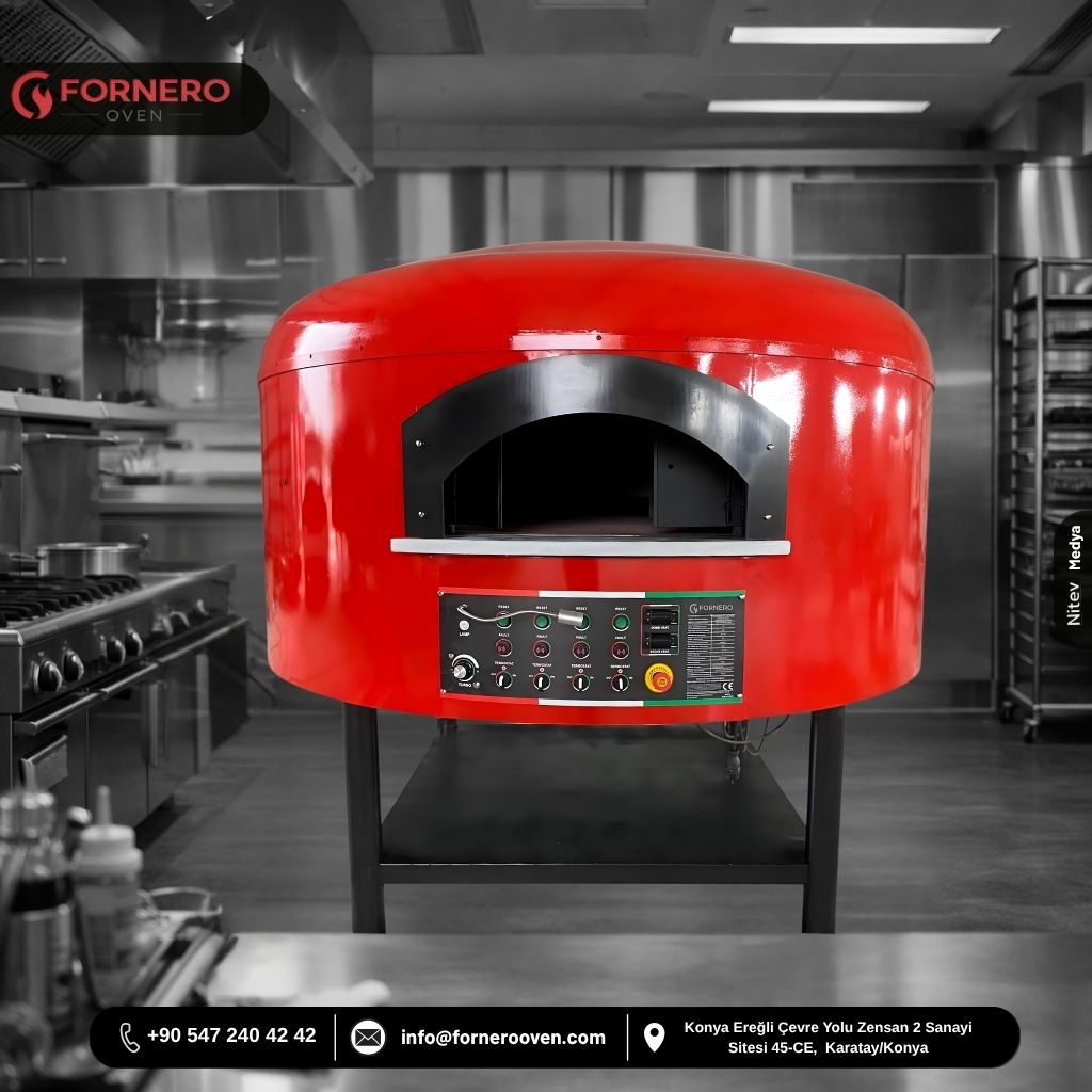 Hibrit Taş Tabanlı Pizza Fırını  Gazlı & odunlu Profesyonel Fırın – Fornero