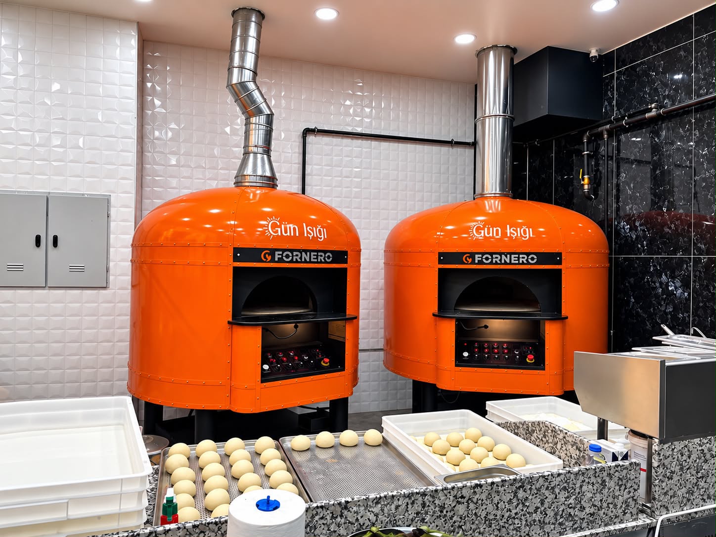CE Belgeli Gazlı  Taş Tabanlı Pizza Fırınları